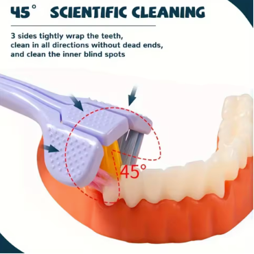 TripleClean Kids 3-Sided Toothbrush