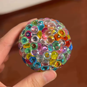 Grape Squishy Sand Ball – Satisfying Squeeze & Fidget Toy 🍇✨