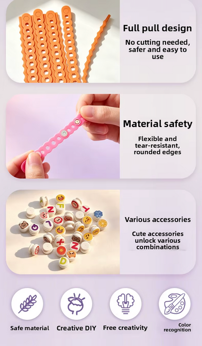 Creative Beads - DIY Silicone Bracelet Making Kit