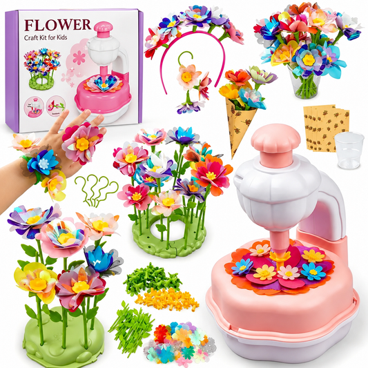BloomCraft DIY Fabric Flower Bouquet Kit