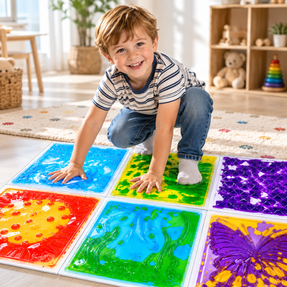 SquishTiles – Sensory Liquid Floor Tiles 💧🌈