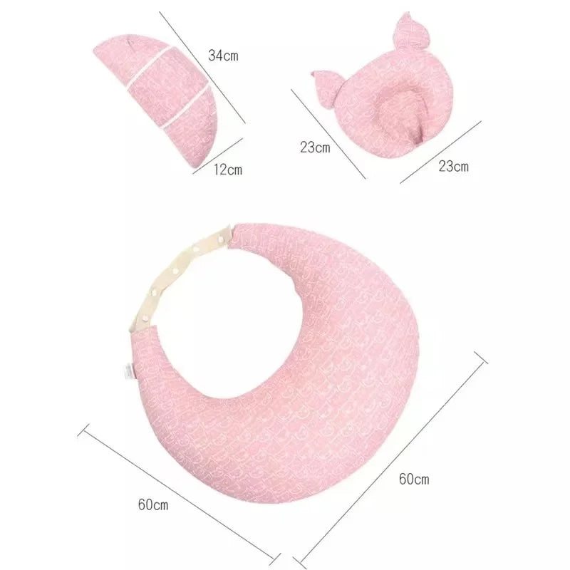 NestEase – Adjustable Nursing Pillow 🤱☁️