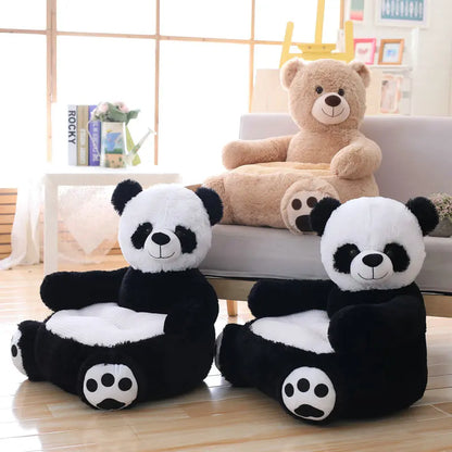 CuddleSeat – Plush Animal Baby Sofa 🧸☁️
