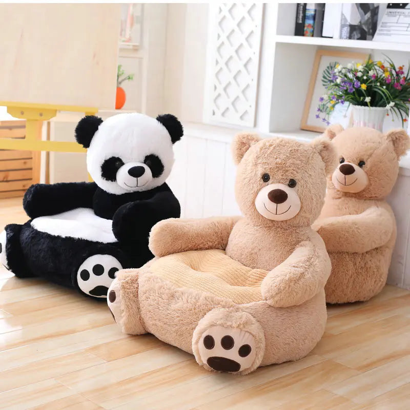 CuddleSeat – Plush Animal Baby Sofa 🧸☁️