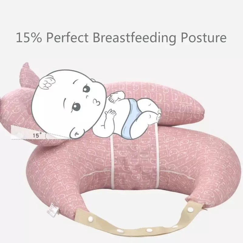 NestEase – Adjustable Nursing Pillow 🤱☁️