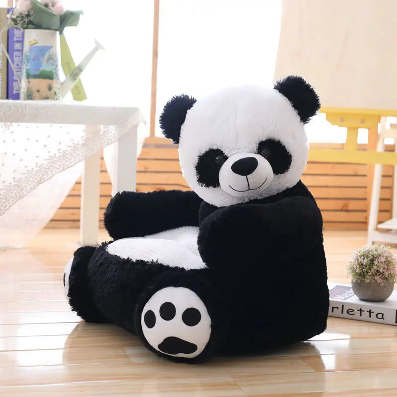 CuddleSeat – Plush Animal Baby Sofa 🧸☁️