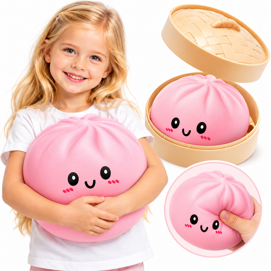 DoughDumpling – Giant Squishy Stress Ball 🥟☁️