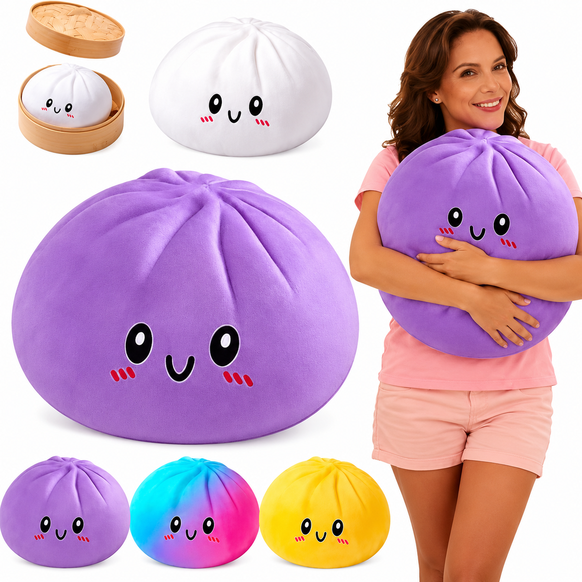 DoughDumpling – Giant Squishy Stress Ball 🥟☁️