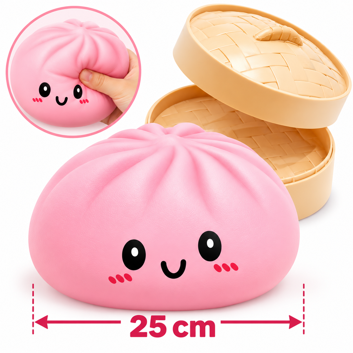 DoughDumpling – Giant Squishy Stress Ball 🥟☁️