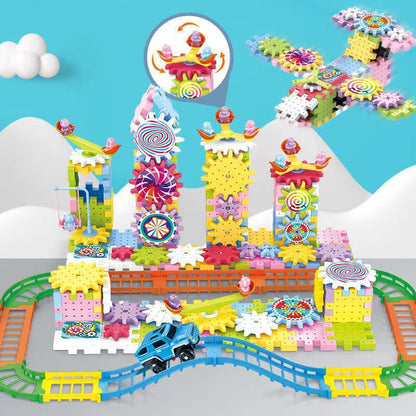Electric Gear Building Blocks for Kids
