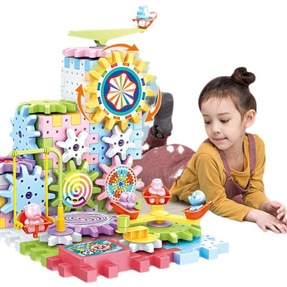 Electric Gear Building Blocks for Kids