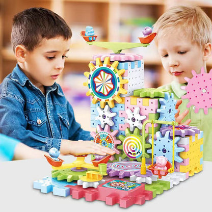Electric Gear Building Blocks for Kids
