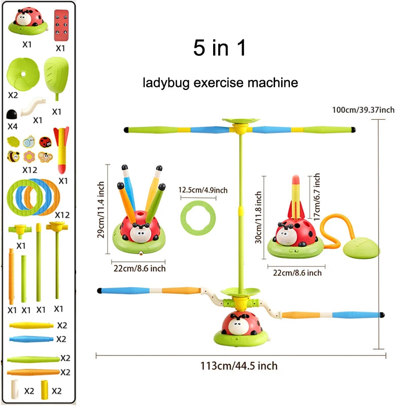 Ladybug Multi-Game Sports Activity Toy – 4 Play Modes