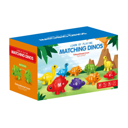 DinoCount Dinosaur Number & Letter Matching Puzzle