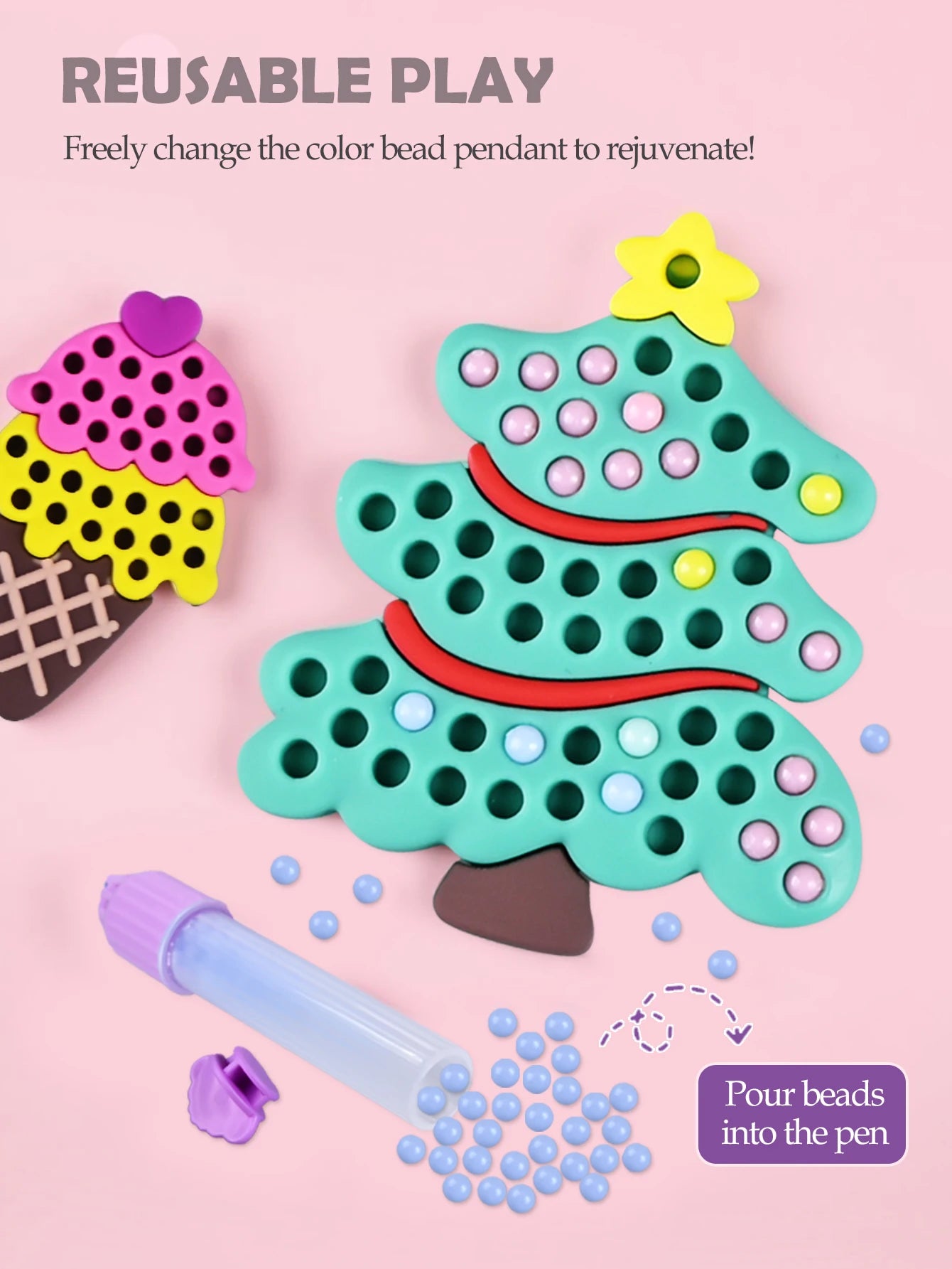 Creative DIY Bead Pen Set – Sparkling, Fun