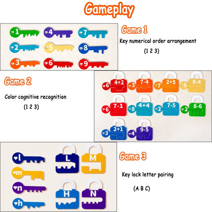 Montessori Wooden Shape & Color Matching Toy