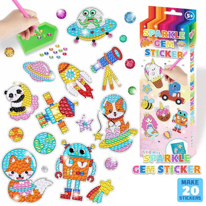 Kids DIY Diamond Painting Sticker Kit 💎🎨