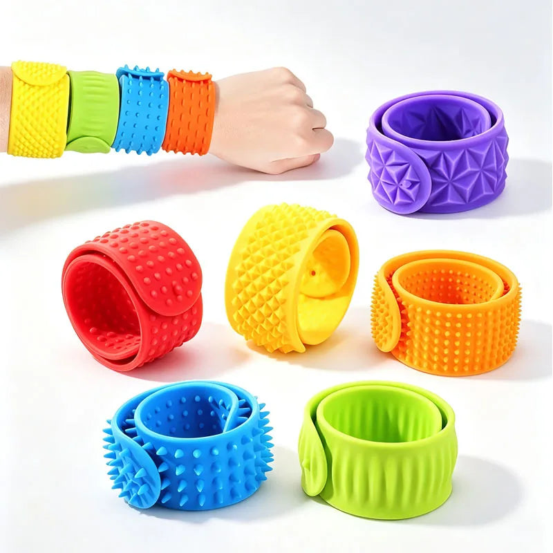 SensorySnap – Textured Fidget Bracelets 🌈✨