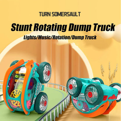 Electric 360° Stunt Car with Lights & Music