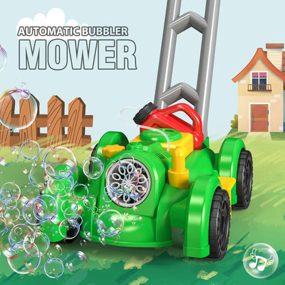 Bubble Car Toy – Automatic Bubble Mower with Lights