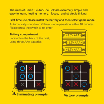 SmartPlay Electronic Tic-Tac-Toe Puzzle Game