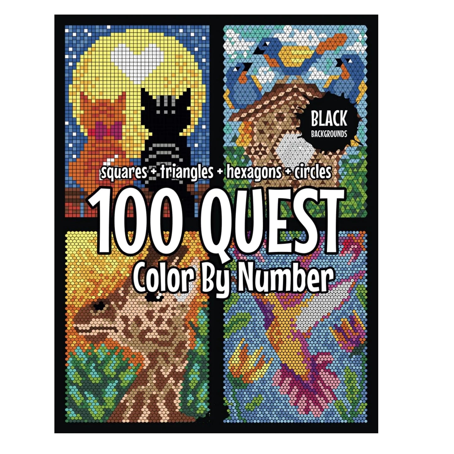 100 Quests Colour By Number Activity Book