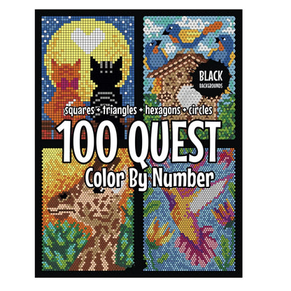 100 Quests Colour By Number Activity Book