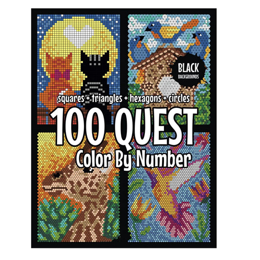 100 Quests Colour By Number Activity Book