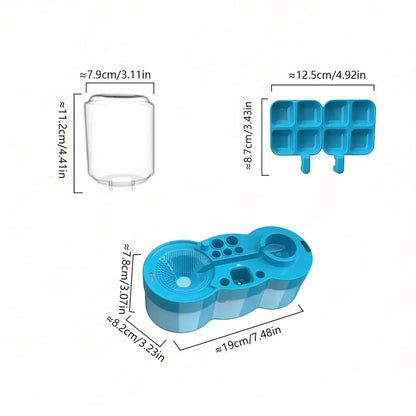 CleanFlow 6-in-1 Paintbrush Cleaner & Brush Holder
