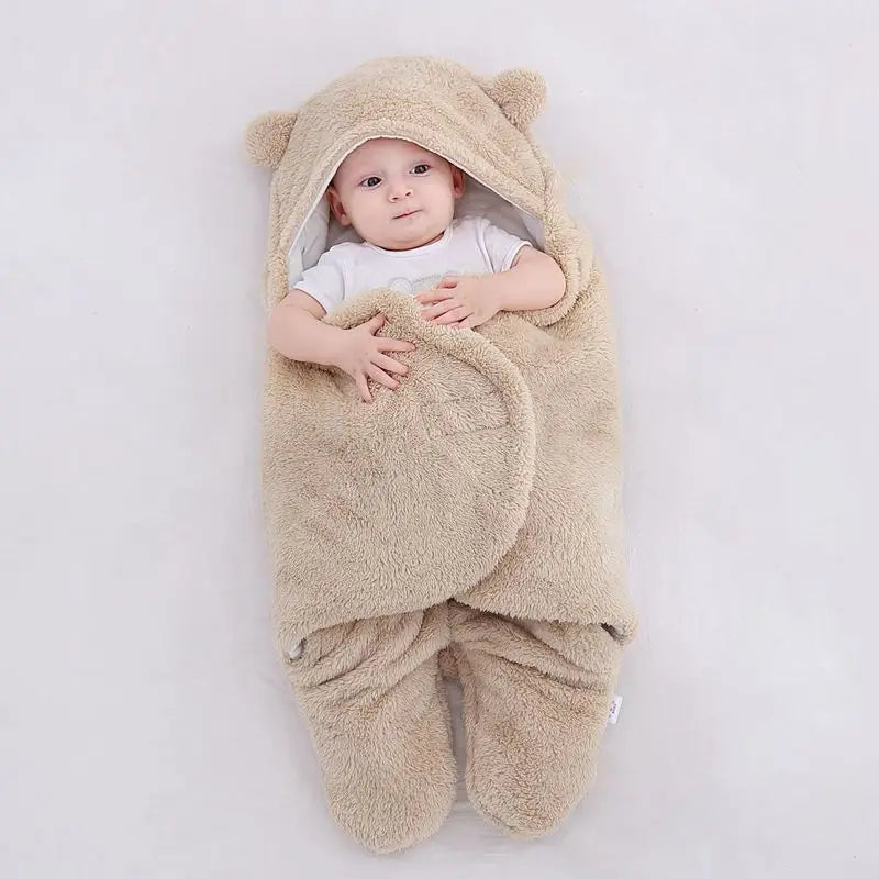CosyCub – Plush Winter Baby Romper 🐻❄️