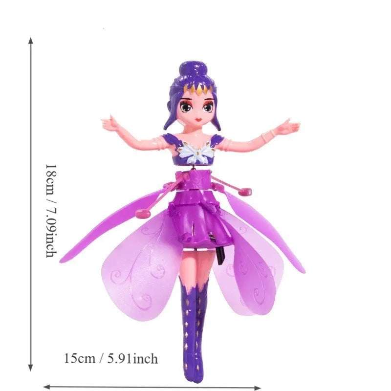 Rotating Luminous Princess Flying Toy
