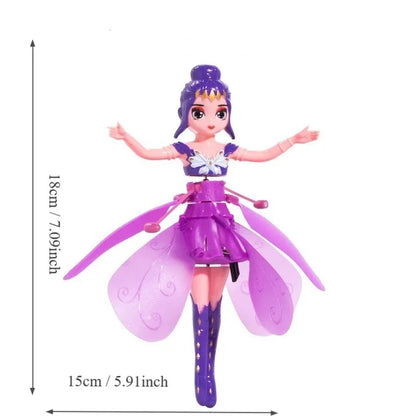 Rotating Luminous Princess Flying Toy