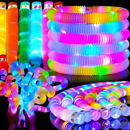 Light-Up Pop Tubes – Sensory Fidget Toys 🌈✨