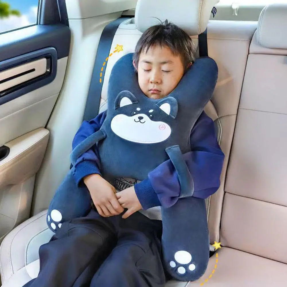 SnoozeBuddy - Cute Kids Travel Support Pillow