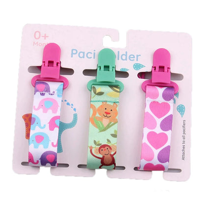 3Pcs Baby Pacifier Clips