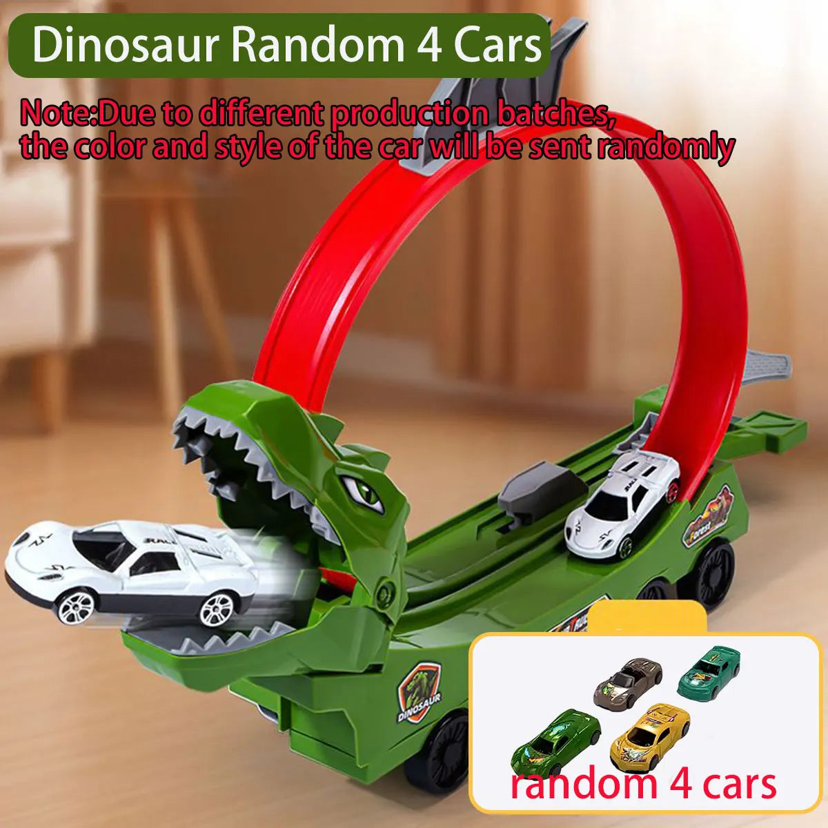 DinoSlide DIY Track Car Adventure Set