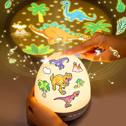 Dino Dream Egg – Rotating Projection Night Light