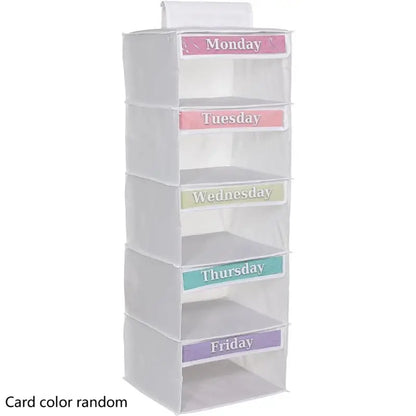 WeekReady - Kids 5-Day Clothes Organiser