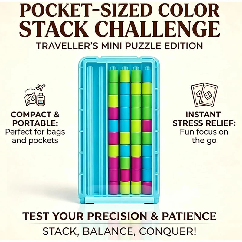 ColorStack – Mini Stacking Challenge Game 🌈🎯