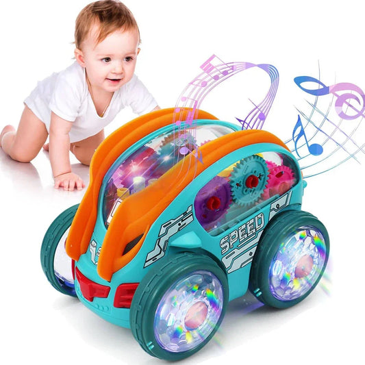 Electric 360° Stunt Car with Lights & Music