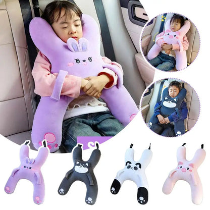 SnoozeBuddy - Cute Kids Travel Support Pillow