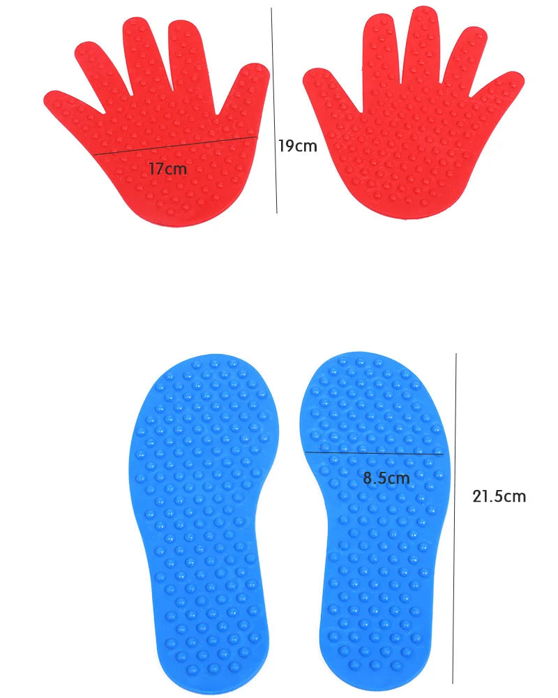 8-Piece Hand & Foot Coordination Game – Fun Active Play for Kids 🖐️🦶🌈