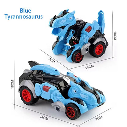 2-in-1 Dino Monster Truck – Transforming Car to Robot Toy