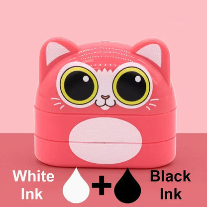 Waterproof Clothing Label Stamp - Double-Layer Black & White Ink