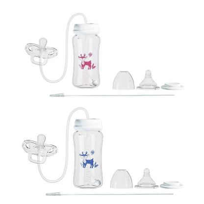 EasyFlow 3-in-1 Hands-Free Baby Bottle Set – Gravity Ball Feeding System
