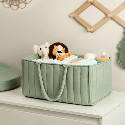 Baby Diaper Organizer Bag – Folding Portable Storage Caddy