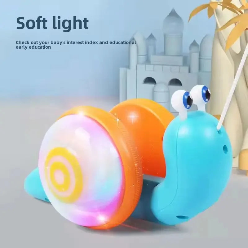 Snaily GlowPal – Pull-Along Light & Sound Toy for Toddlers