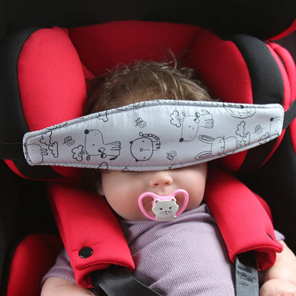 Baby Car Seat Head Support Strap – Adjustable Sleep Positioner
