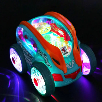 Electric 360° Stunt Car with Lights & Music