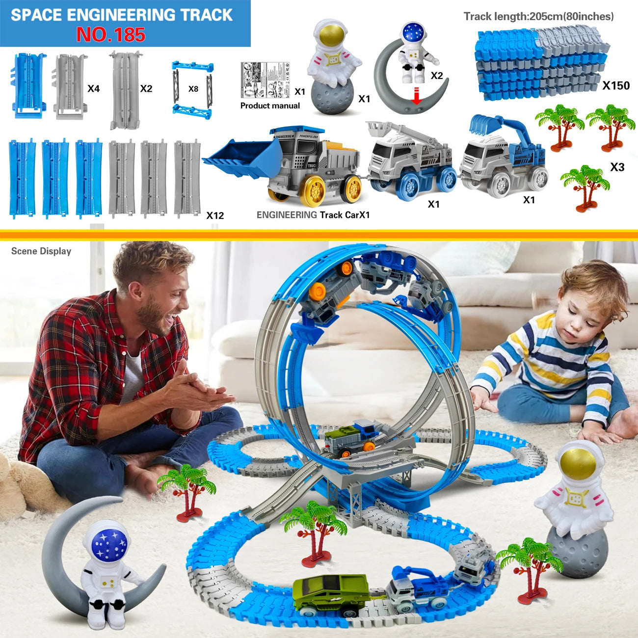 Magic Climbing Engineering Race Track Set